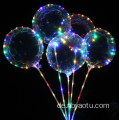 LED Bunte helle transparente Bobo Stars Ballon